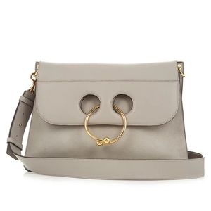 JW Anderson Gray Pierce Suede Bag
